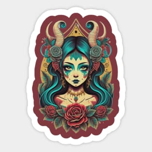 Dignified Magical Woman Sticker